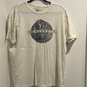 Lucky Brand Cream Cobra Graphic T-Shirt